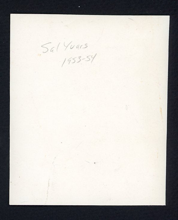 1954 Hunters Wieners Proof Photo Sal Yvars Cardinals VG 467948