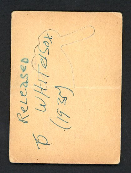 1934-36 Batter Up #070 Tony Piet Reds Good ink 479401