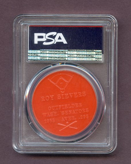 1959 Armour Coins Roy Sievers Senators PSA 8 NM/MT 483805