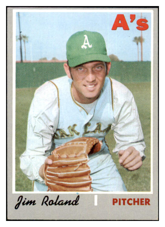 1970 Topps Baseball #719 Jim Roland A's NR-MT 499452 – Kit Young Cards