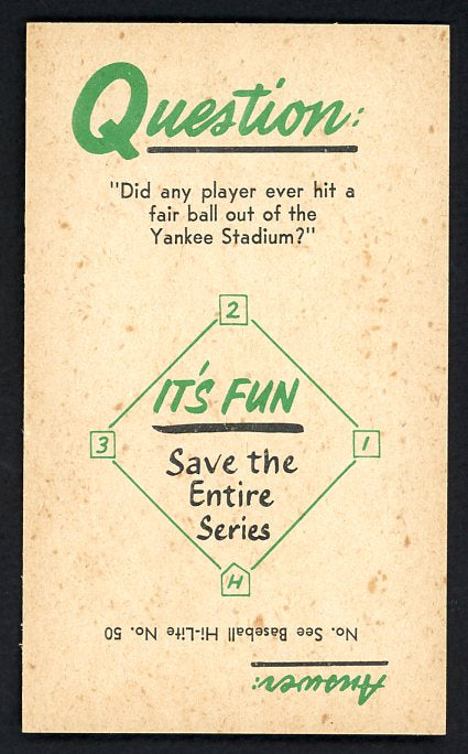 1960 Nu Card Hi Lites #005 Johnny Vander Meer Reds NR-MT 515437