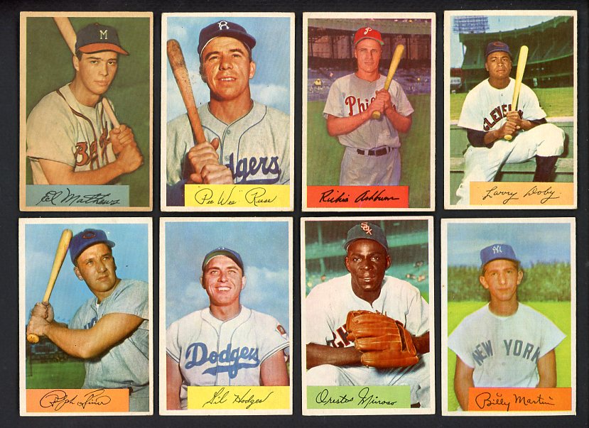 1954 Bowman Baseball Complete Set EX-MT Mantle Mays Berra 527951