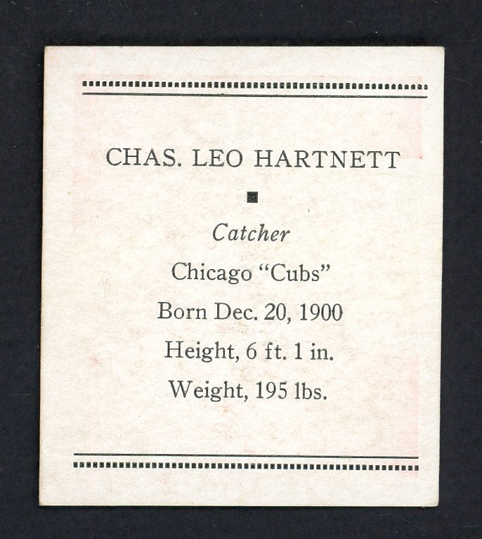 1933 Tattoo Orbit Gabby Hartnett Cubs EX+/EX-MT 533262