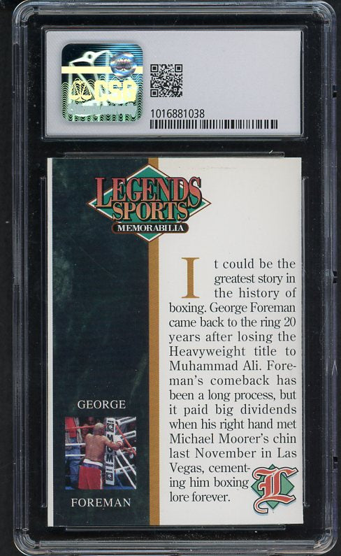 1995 Legends George Foreman Boxer CSG 7.5 NM+ 534004