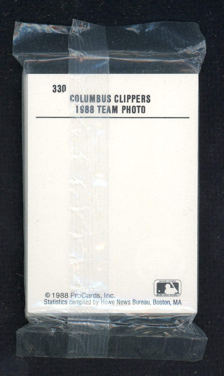 1988 Pro Card Columbus Clippers Complete Set Bucky Dent 543907