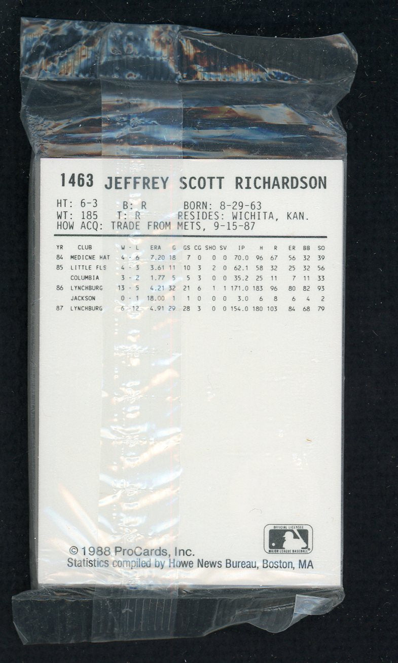 1988 Pro Card Palm Springs Angels Complete Set Paul Sorrento 543945