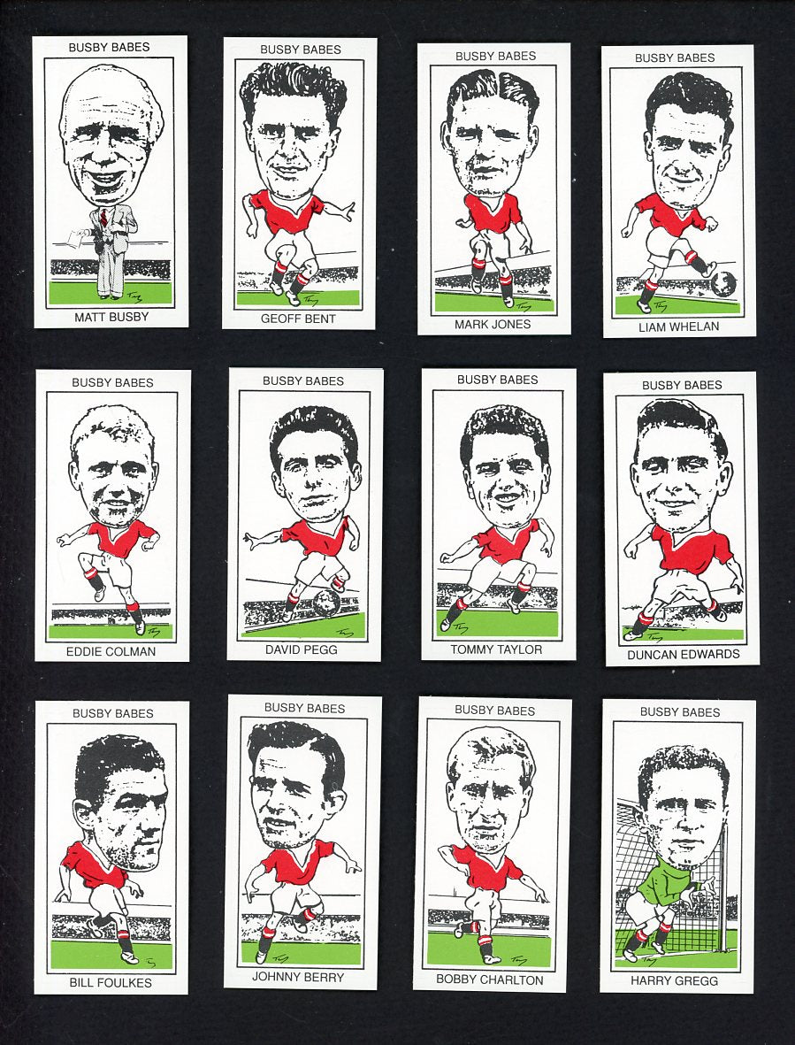 1989 West Midlands Collectors Centre Busby Babes Complete Set 549124