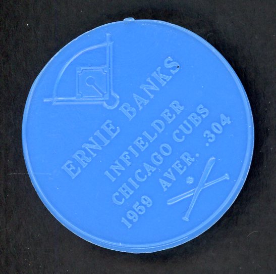 1960 Armour Coins Ernie Banks Cubs EX-MT 551239