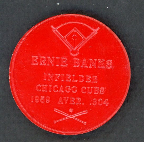 1960 Armour Coins Ernie Banks Cubs EX-MT 551240