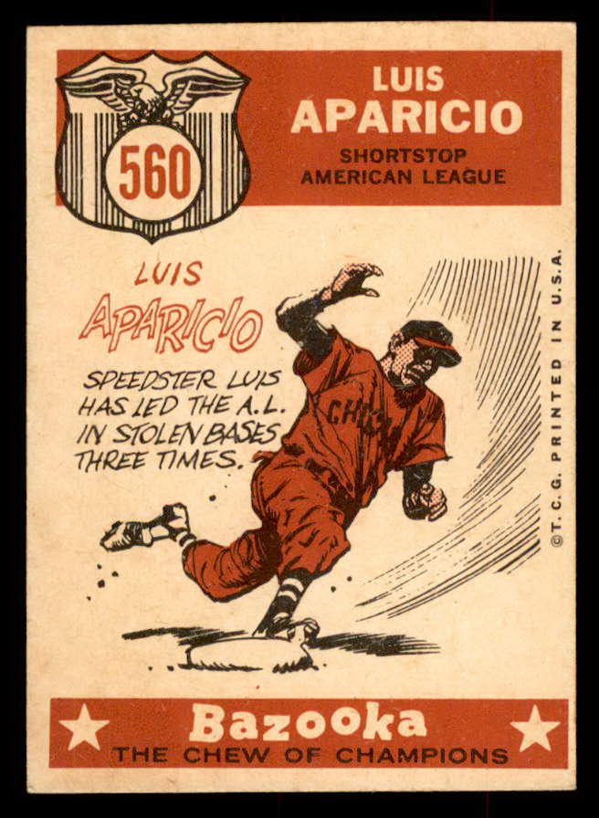 1959 Topps Baseball #560 Luis Aparicio A.S. White Sox EX-MT 553397