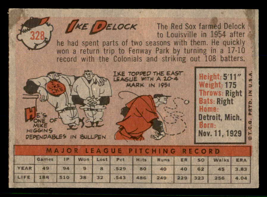 1958 Topps Baseball #328 Ike Delock Red Sox NR-MT 553692