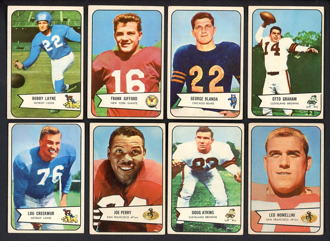 1954 Bowman Football Complete Set Mid Grade Blanda Gifford 555321