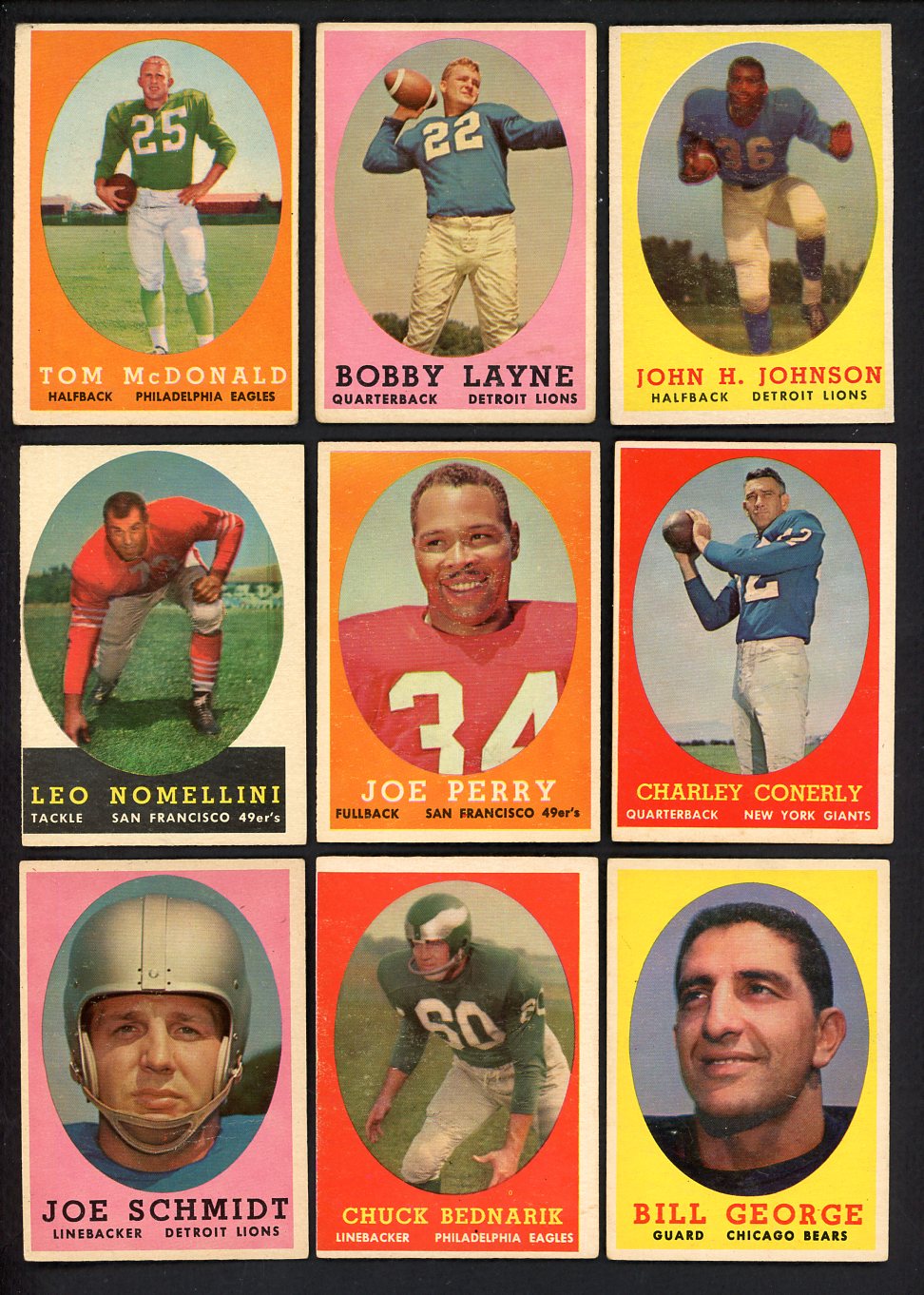 1958 Topps Set Lot 58 Diff VG-EX/EX McDonald Perry Layne 555535