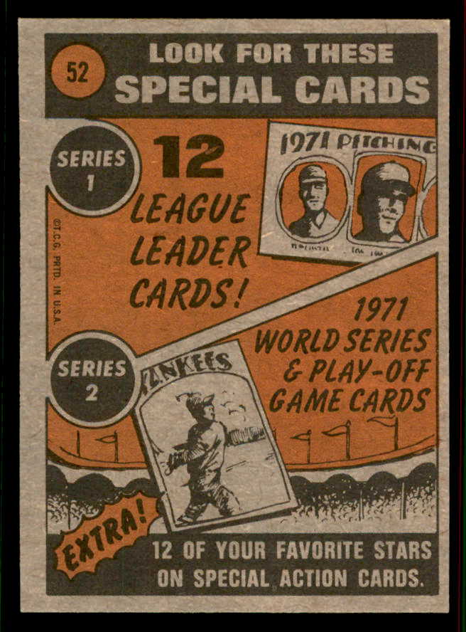 1972 Topps Baseball #052 Harmon Killebrew IA Twins VG-EX 556856