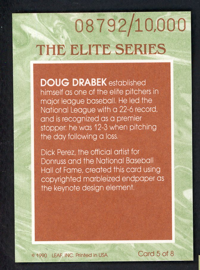 1991 Donruss Elite #005 Doug Drabek Pirates 557899