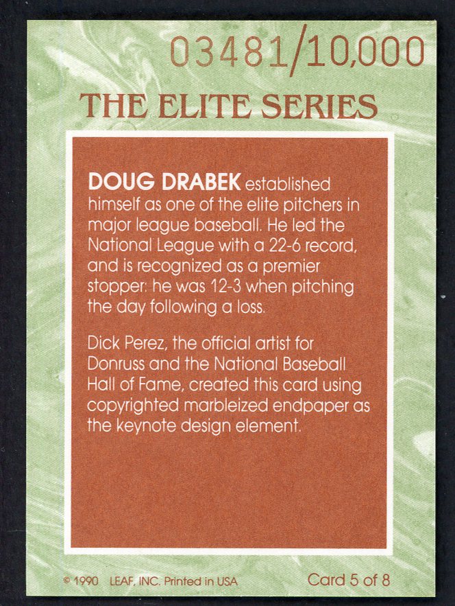 1991 Donruss Elite #005 Doug Drabek Pirates 558558