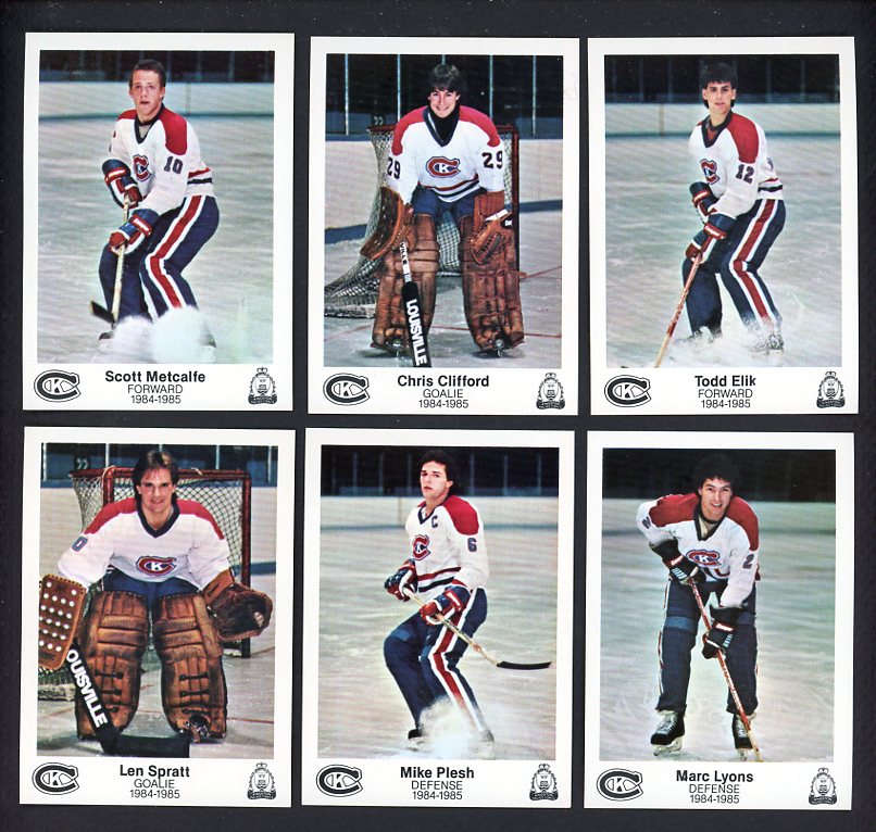 1984 Police Kingston Canadians Complete Set 559861