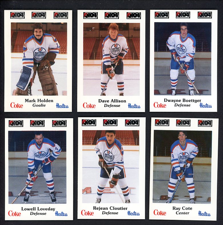 1984 Police Nova Scotia Oilers Complete Set 559867