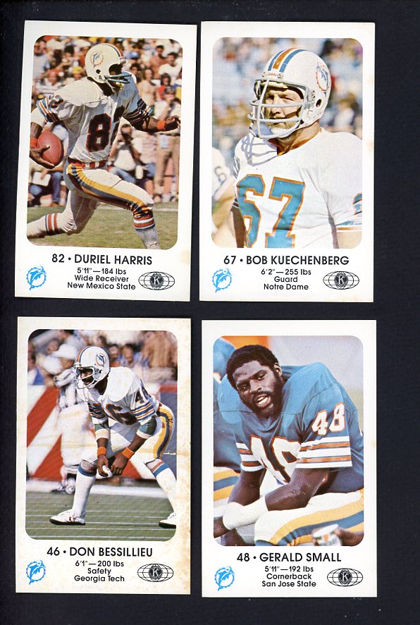 1981 Police Miami Dolphins Complete Set toning 559944