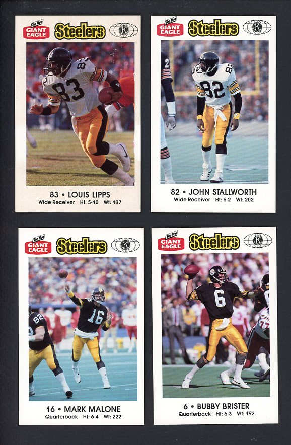 1986 Police Pittsburgh Steelers Complete Set 559974