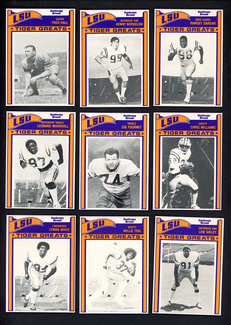 1983 Sunbeam LSU Tigers Complete Set 560009