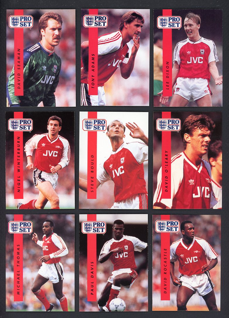 1990 Pro Set English Soccer League Complete Set 560030