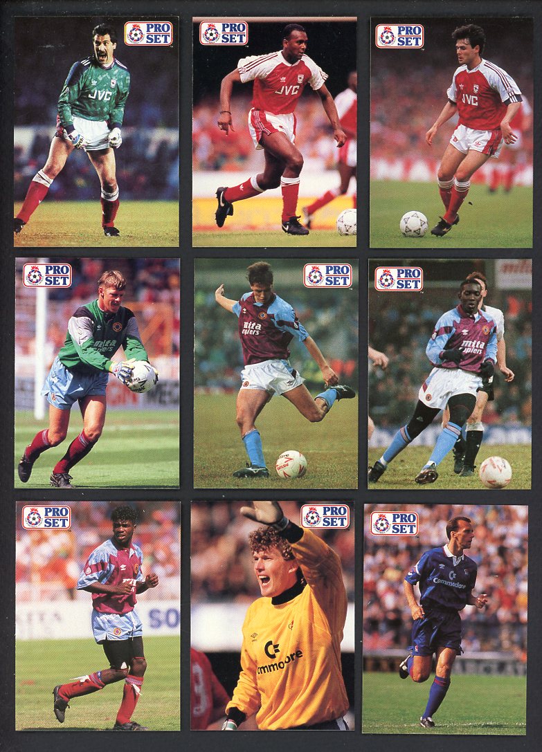 1991 Pro Set The Football League Complete Set 560031