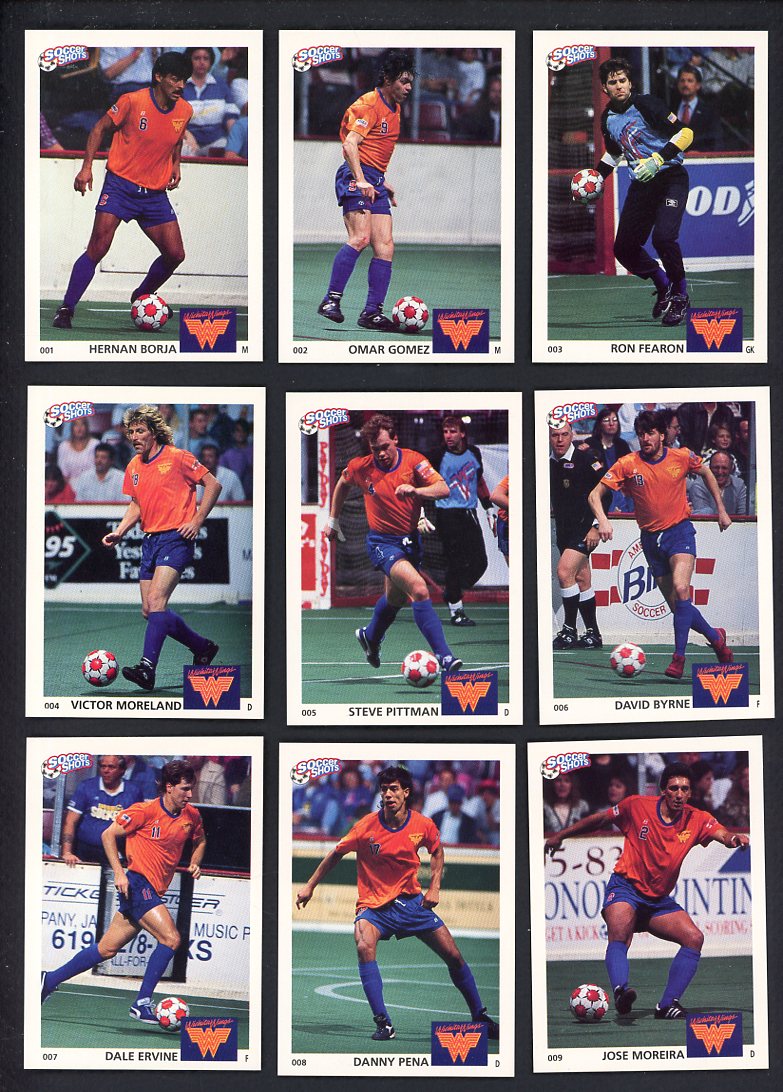 1991 Soccer Shots MSL Soccer Complete Set 560039
