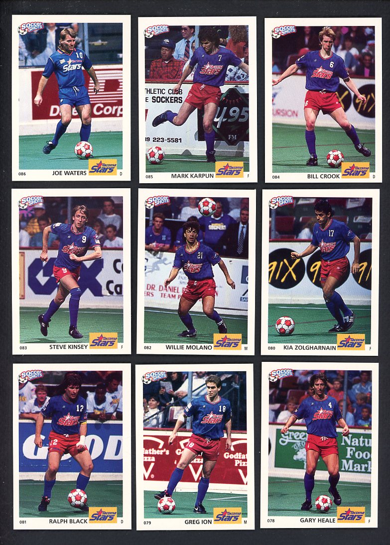 1991 Soccer Shots MSL Soccer Complete Set 560040