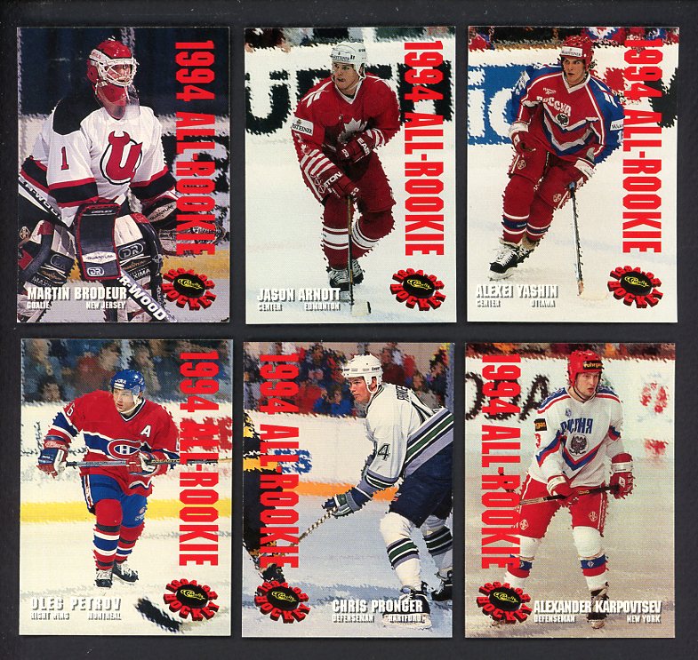 1994 Classic Hockey All Rookie Complete Set 560103