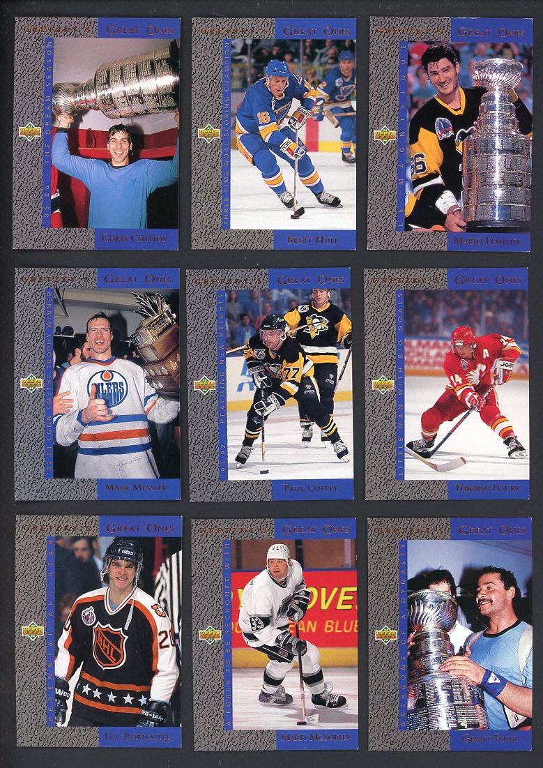 1993 Upper Deck Hockey Great Ones Complete Set 560133