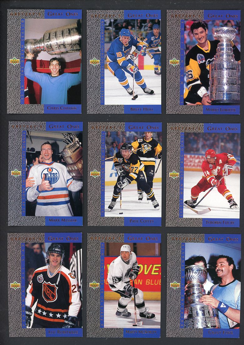 1993 Upper Deck Hockey Great Ones Complete Set 560136