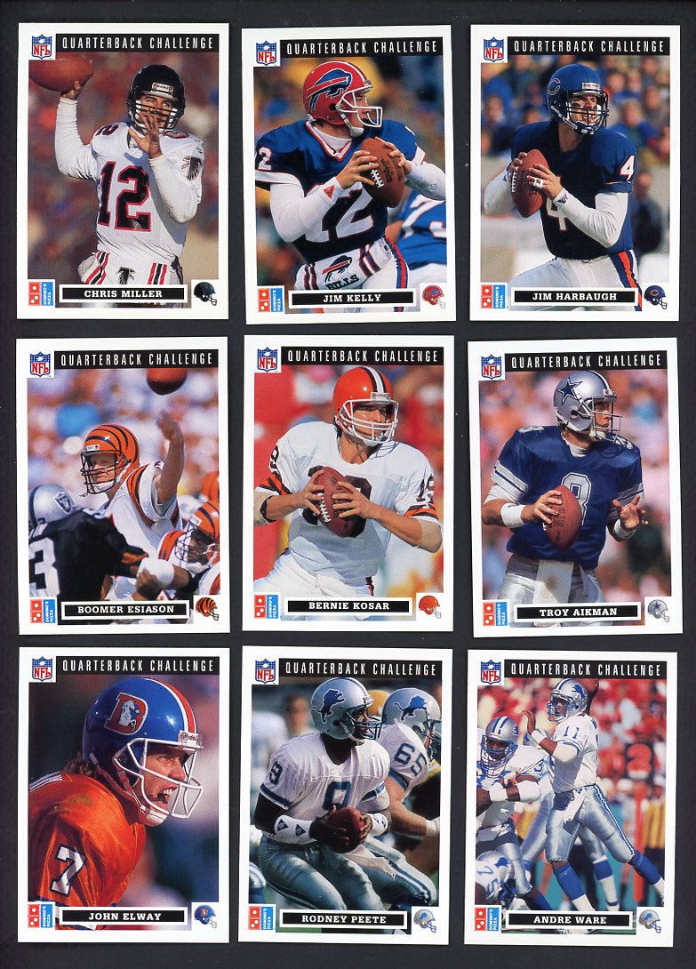 1991 Upper Deck Dominos Quarterbacks Complete Set 560305