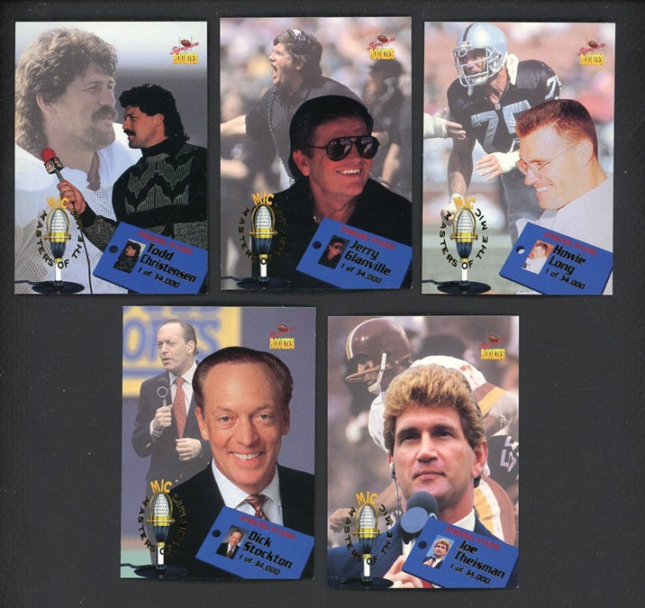 1995 Signature Rookies Masters Of The Mic Complete Set Lot Of 6 560316