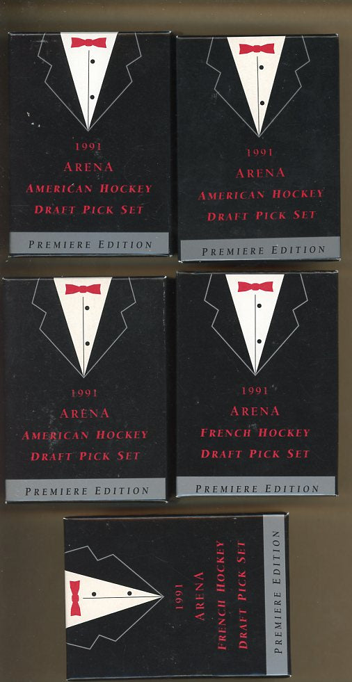 1991 Arena Hockey Draft Picks Complete Set Lot Of 5 560357