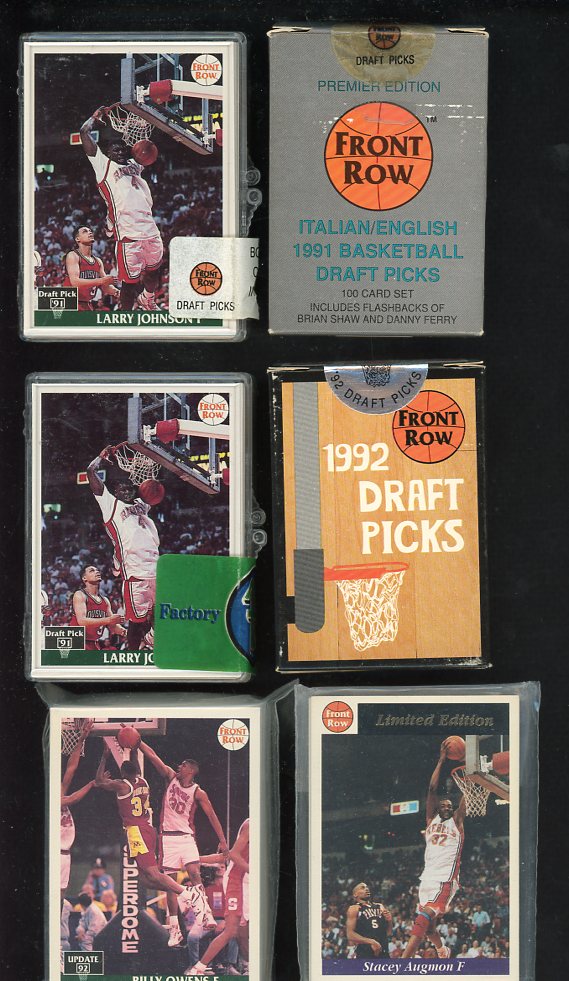 1991 1992 Front Row Basketball Complete Set Lot Of 12 560366