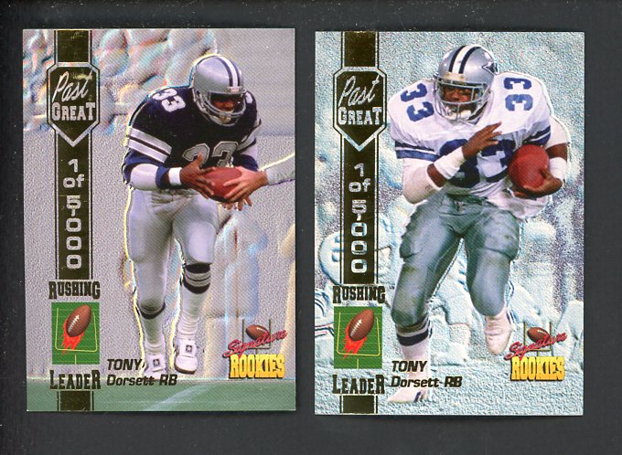 1994 Signature Rookies Tony Dorsett Complete Set Lot Of 5 560387