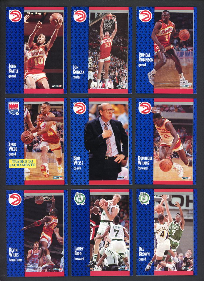 1991 Fleer Basketball Complete Set 560410