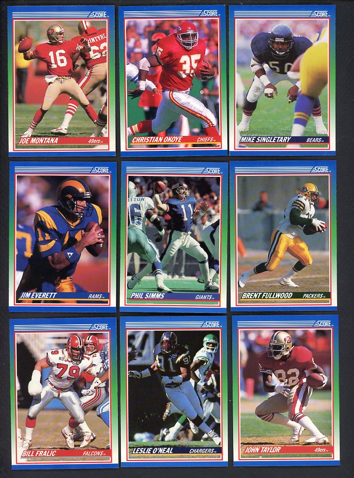 1990 Score Football Complete Set 560417