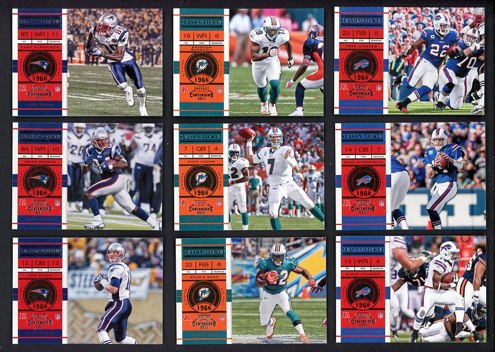 2011 Playoff Contenders Football Complete Set 560429