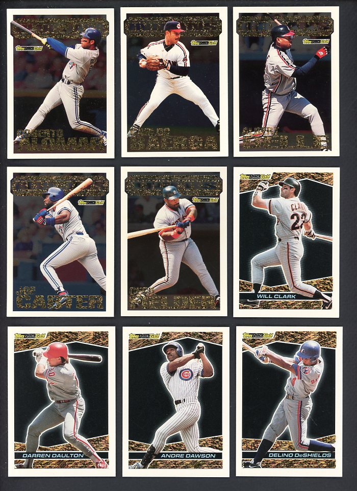 1993 1994 Topps Baseball Black Gold Complete Set Lot Of 5 560446