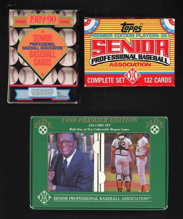 1989 1990 Senior League Baseball Complete Set Lot Of 4 560447