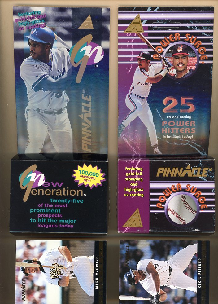 1993-1994 Pinnacle Baseball Complete Set Lot Of 4 560489