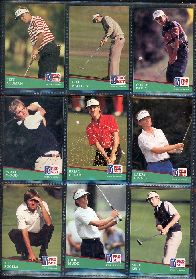 1991 Pro Set PGA Golf Complete Set Lot Of 3 560522