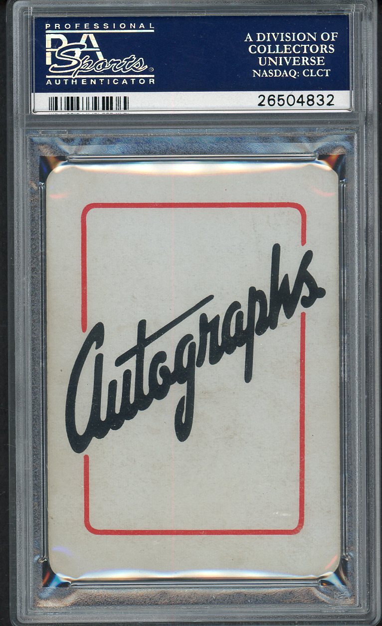 1945 Leister Autograph Game Joe DiMaggio Yankees PSA 6 EX-MT 561802