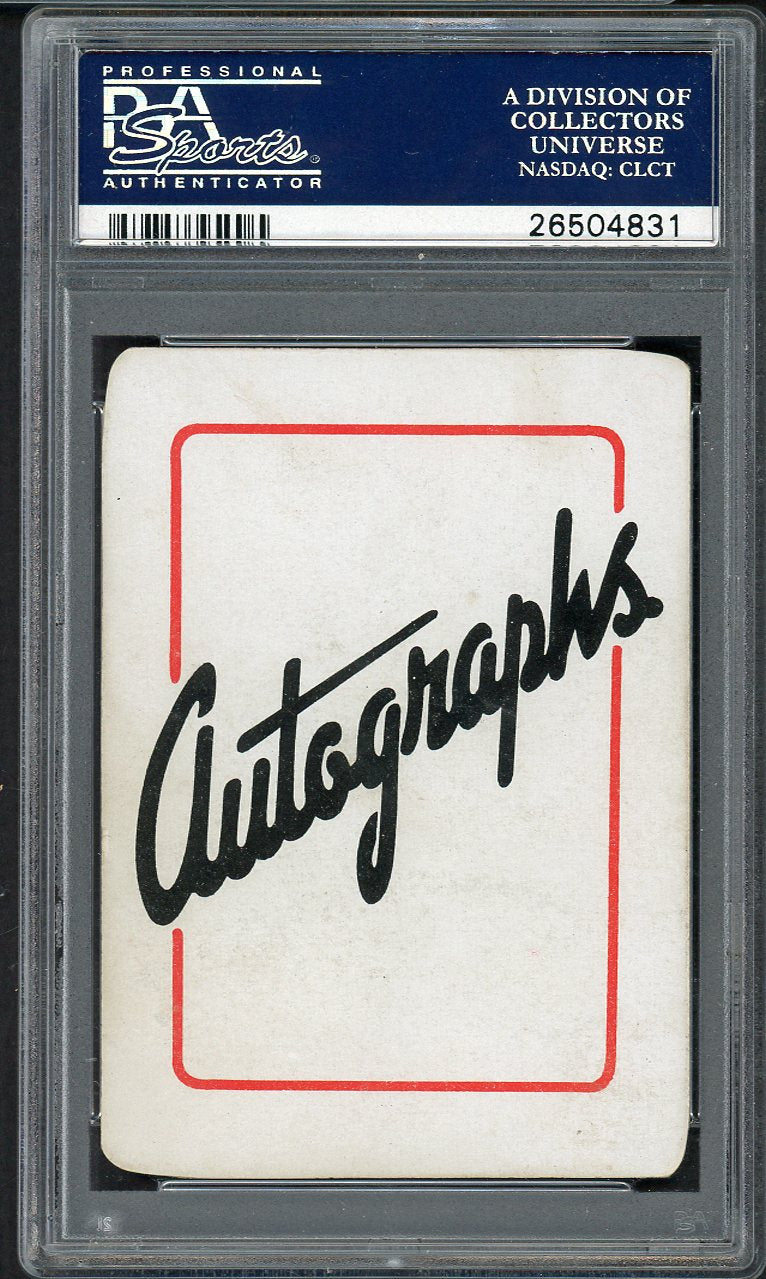 1945 Leister Autograph Game Babe Ruth Yankees PSA 5 EX 561803