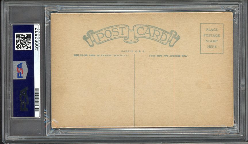 1926-29 Postcard Exhibit Lou Gehrig Yankees PSA 3.5 VG+ 561924