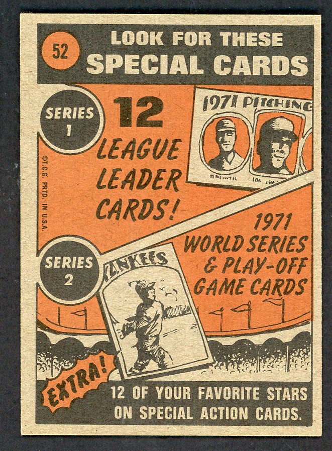 1972 Topps Baseball #052 Harmon Killebrew IA Twins EX-MT 563031