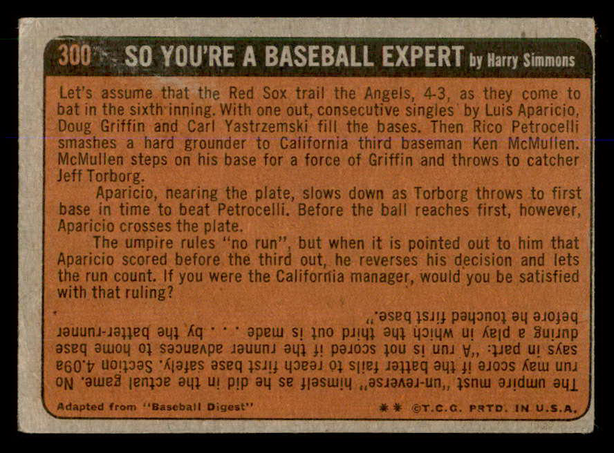 1972 Topps Baseball #300 Hank Aaron IA Braves VG-EX 563076