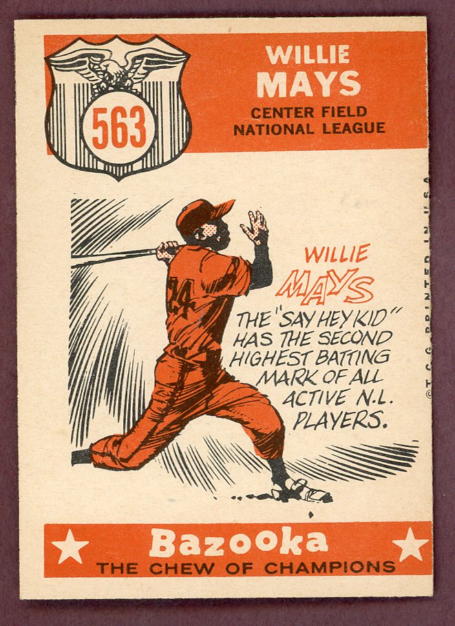 1959 Topps Baseball #563 Willie Mays A.S. Giants VG-EX 564453